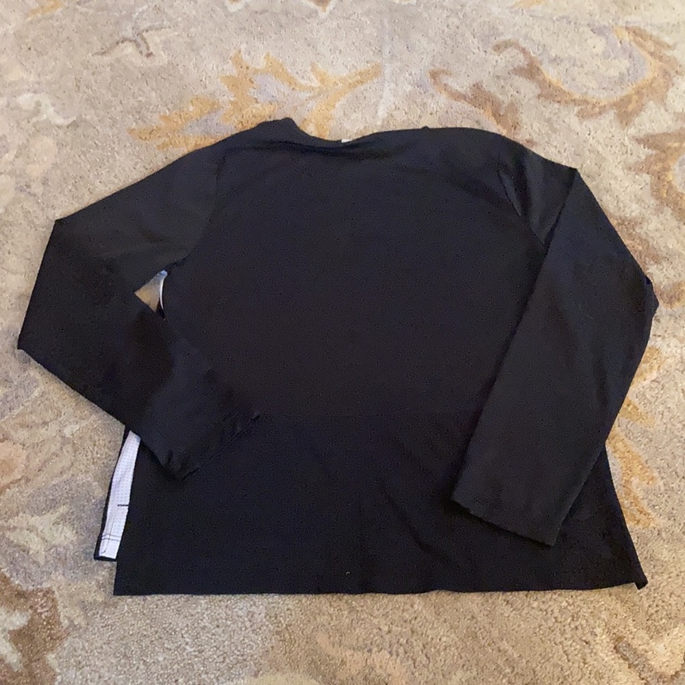 Boys Large Nike Dri-Fit Black Long Sleeve Shirt - Picture 5 of 7